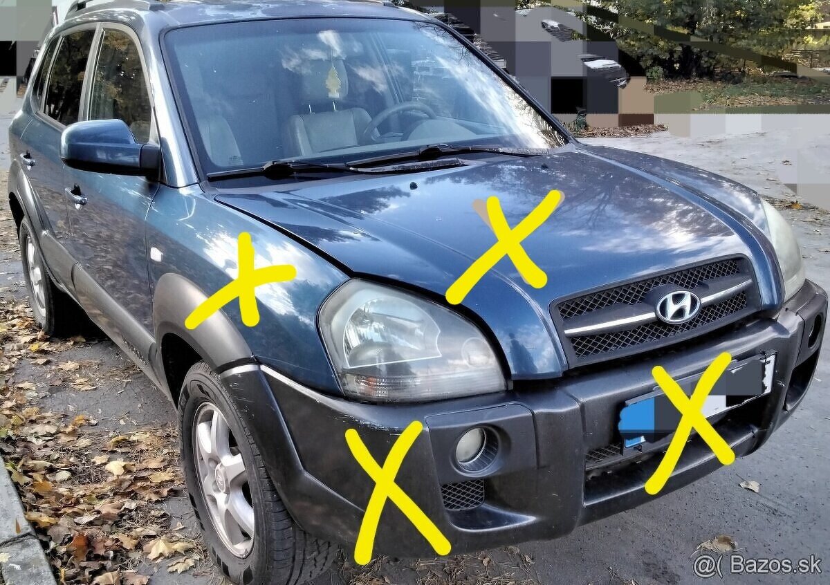 Hyundai Tucson 2.0 CRDI 2005 predám MOTOR D4EA, TRYSKY, PRE