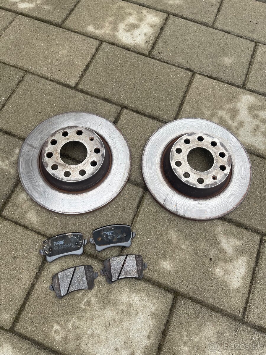 Zadné kotúče TRW 282mm VW Passat ,Tiguan