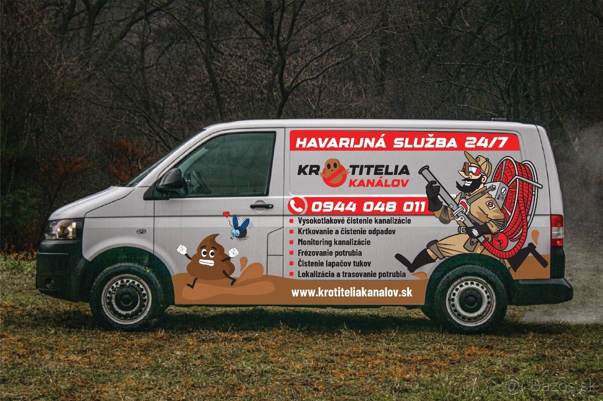 Spíšská Nová Ves čistenie odpadov a kanalizácie krtkovanie