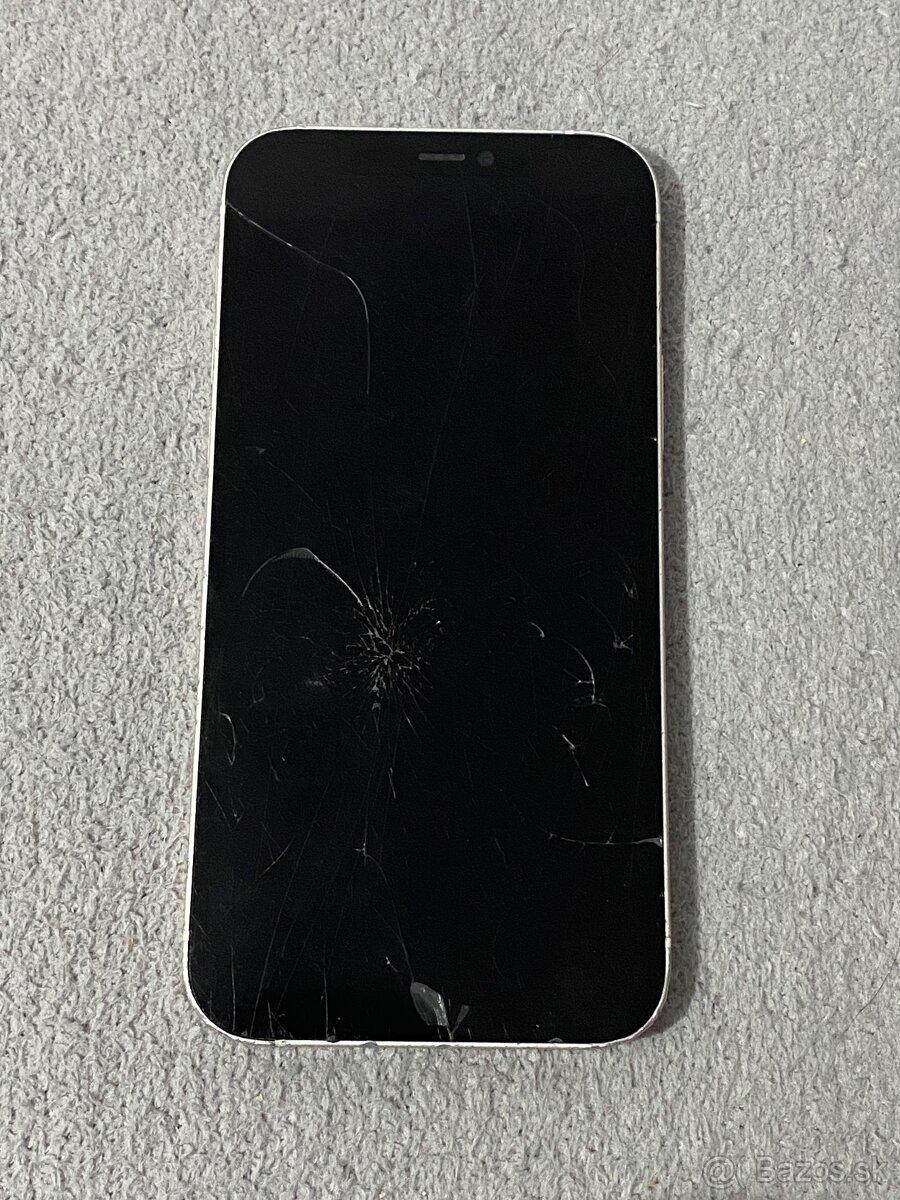 Predám Apple iPhone 12 128GB Whire Poškodený Telefón