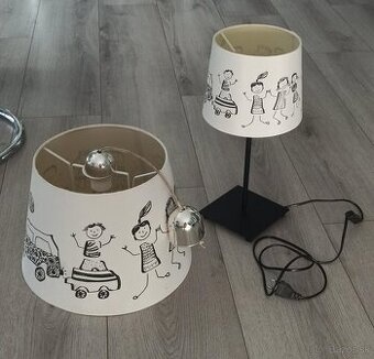 Detský luster a stolná lampa