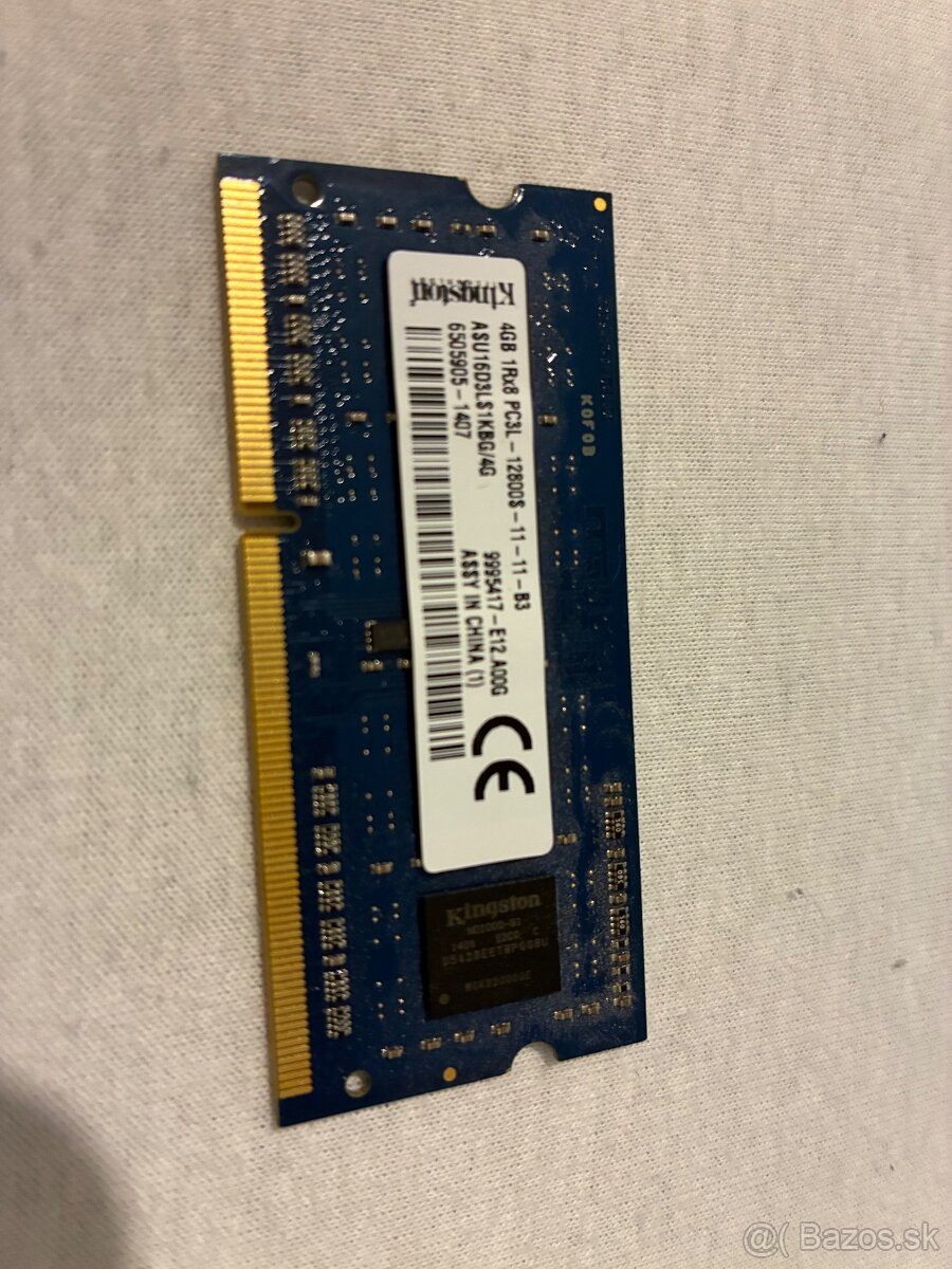 RAM Kingston 4gb DDR3L