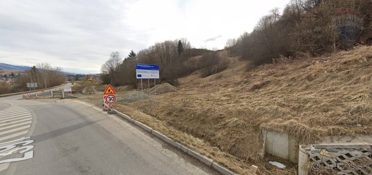 predaj: pozemok nad južným obchvatom mesta Brezno ( cestou