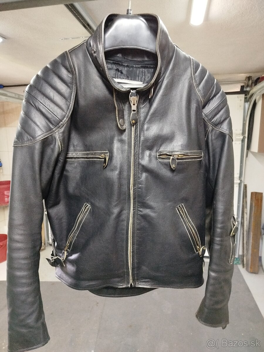 Kožená moto bunda