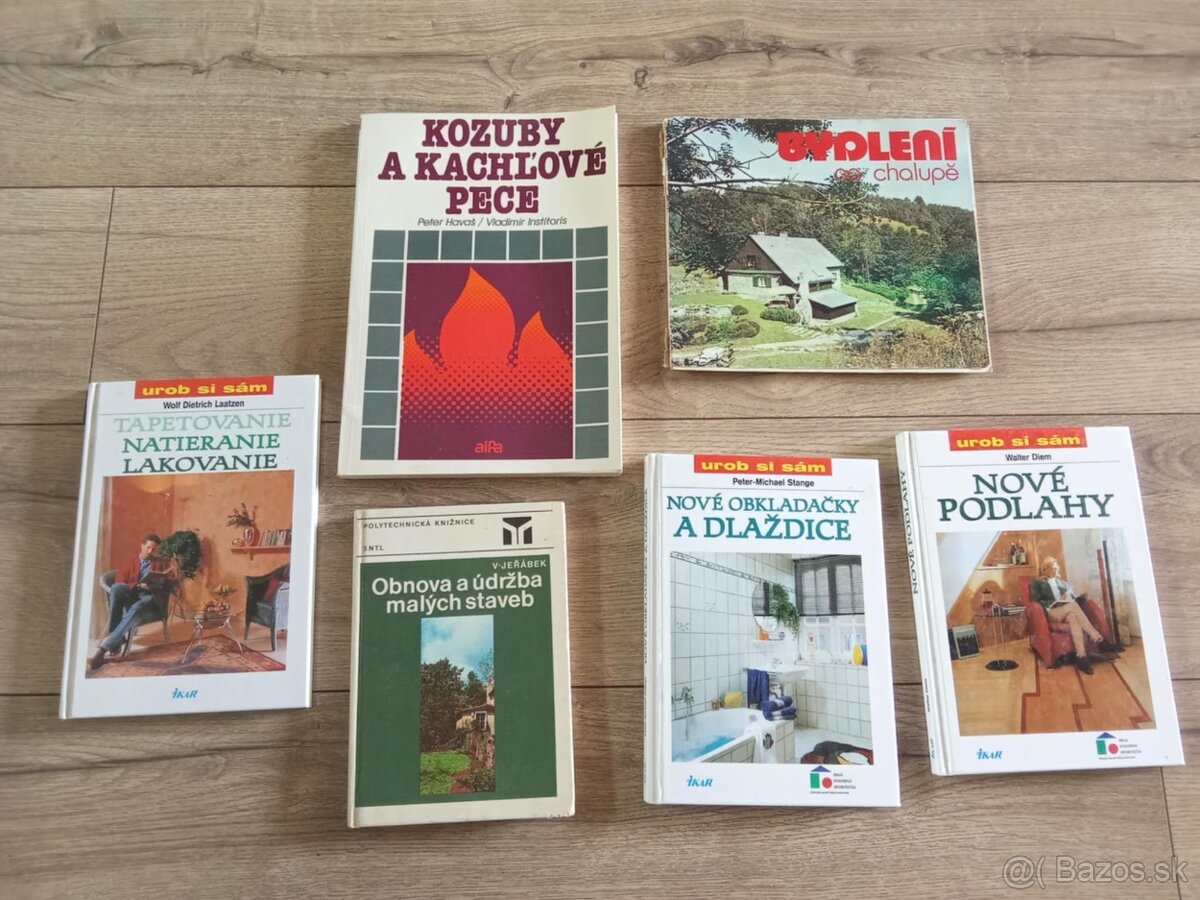 6 x remeslna kniha , pre chaluparov,kutilov,majstrov
