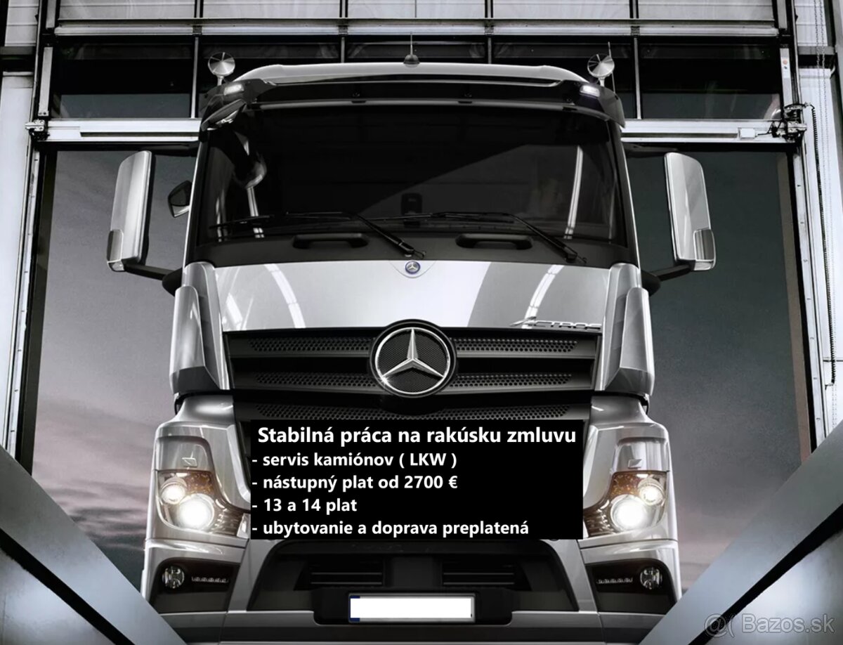 ⭐ Ihned: Mechanik / od 2700 € / Stabilná praca AT DE