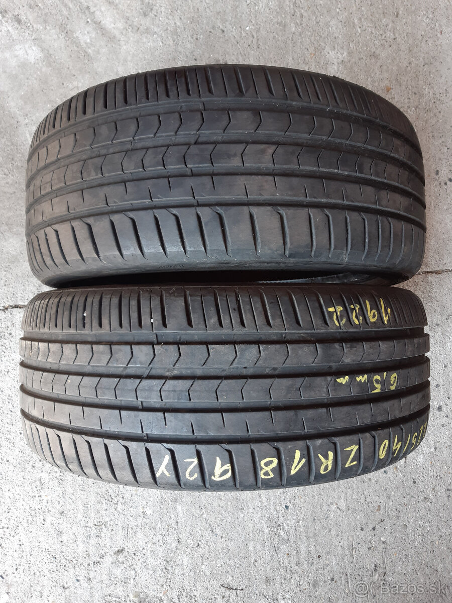 225/40 ZR18 -2 kusy letné