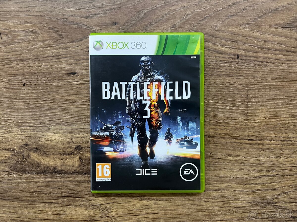 Hra Battlefield 3 na Xbox 360