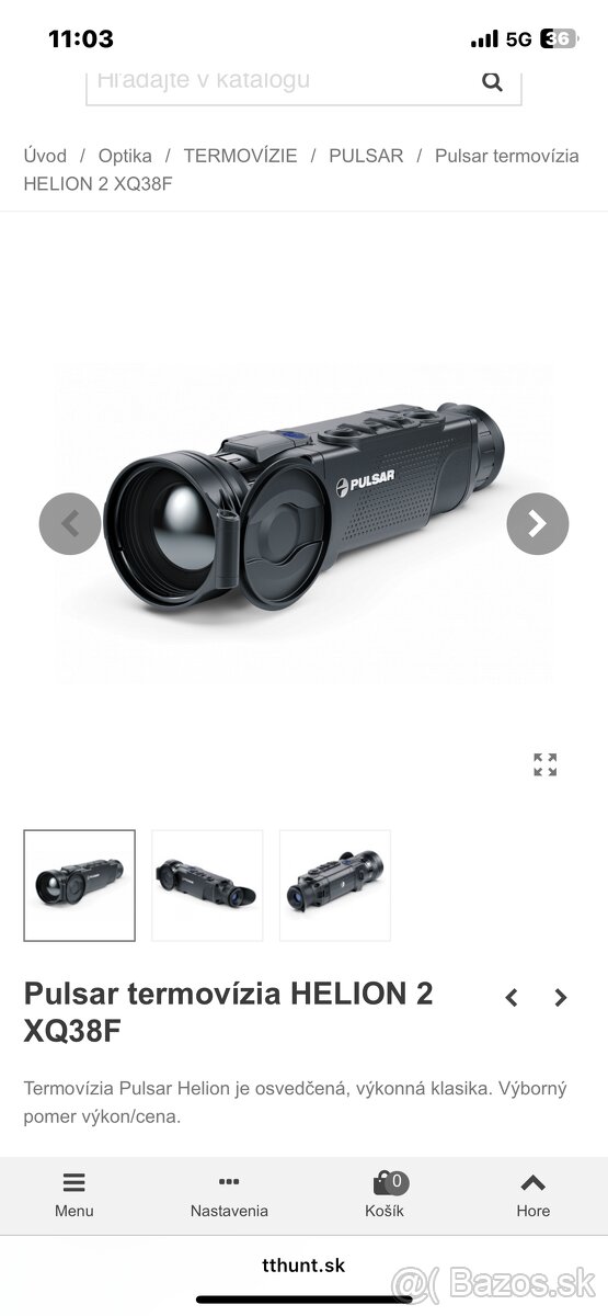 Pulsar termovízia HELION 2 XQ38F