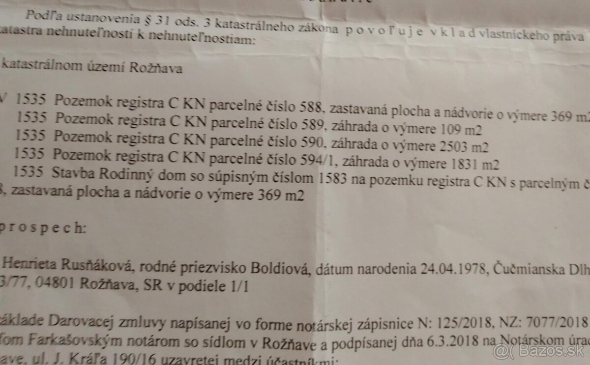 Predam okamzite