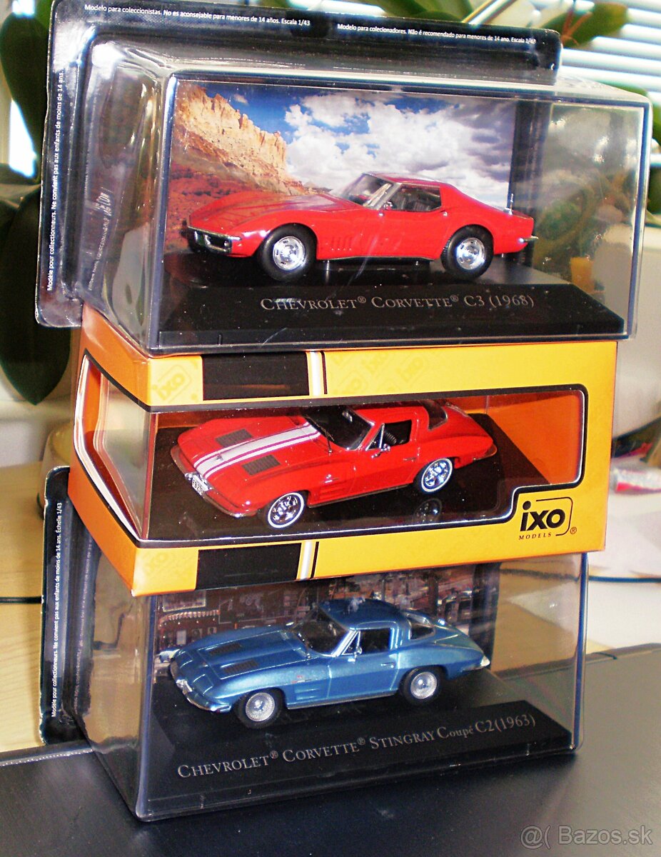 CHEVROLET CORVETTE/1963//1967/ , 1:43 , DE AGOSTINI , IXO