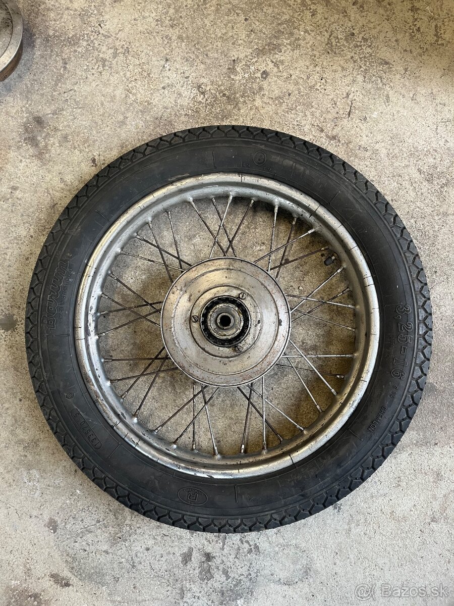 2ks kolesá JAWA ČZ 125, 175, 250 (menší bubon)