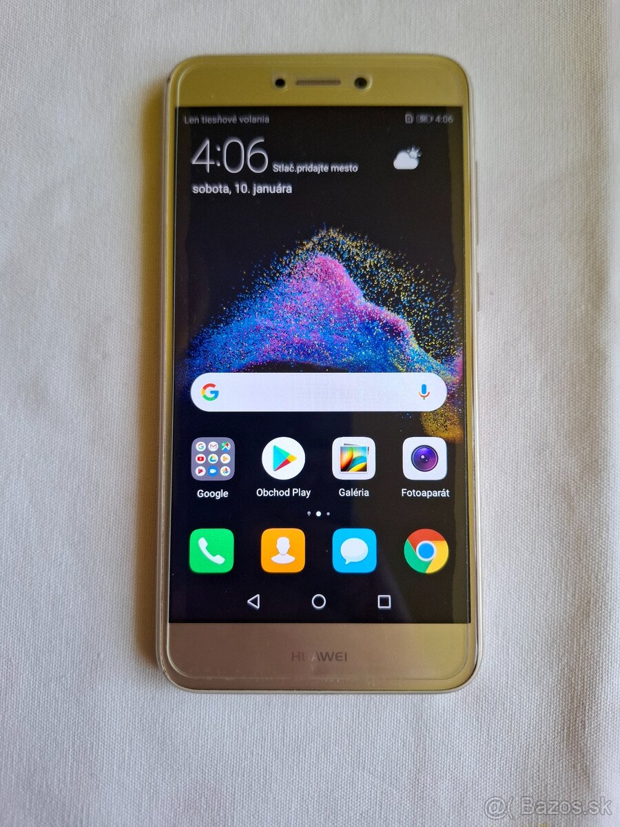 Huawei P9 lite 2017 3/16gb zlatý v zachovalom stave plne fun