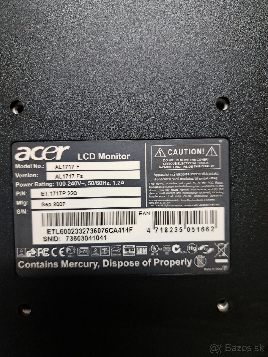 Acer LCD Monitor