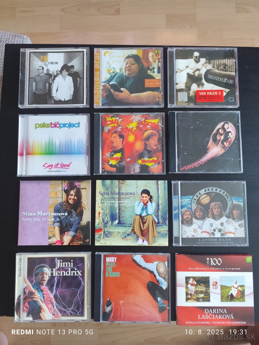 Predám CD Sima,Deep Purple,P.Bič...