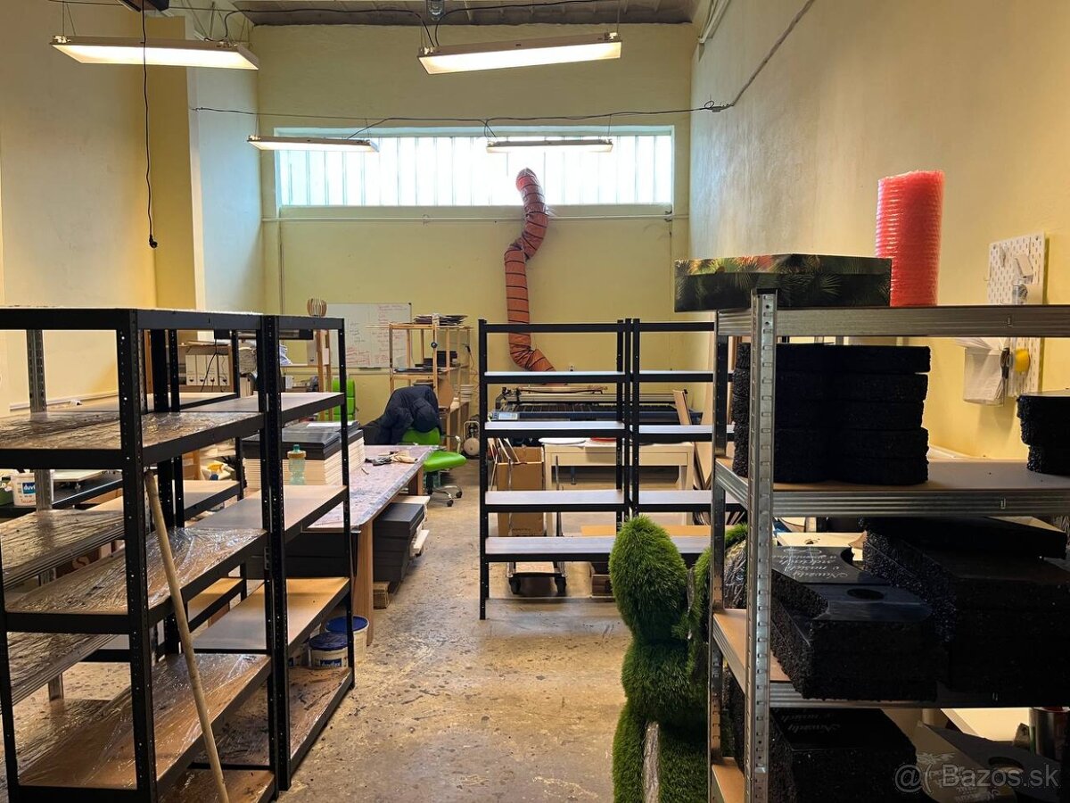 Na predaj kompletne zariadená dielňa – Bratislava, Podunajsk