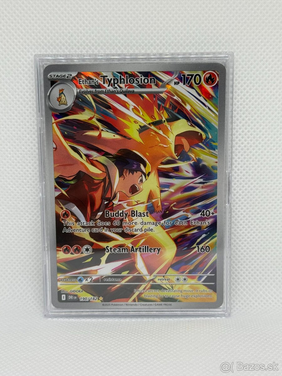 Originálna Pokémon karta Typhlosion ex, Destined Rivals,Mint