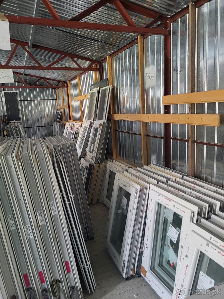 Plastové okna ALUPLAST 6kom rôzne rozmery