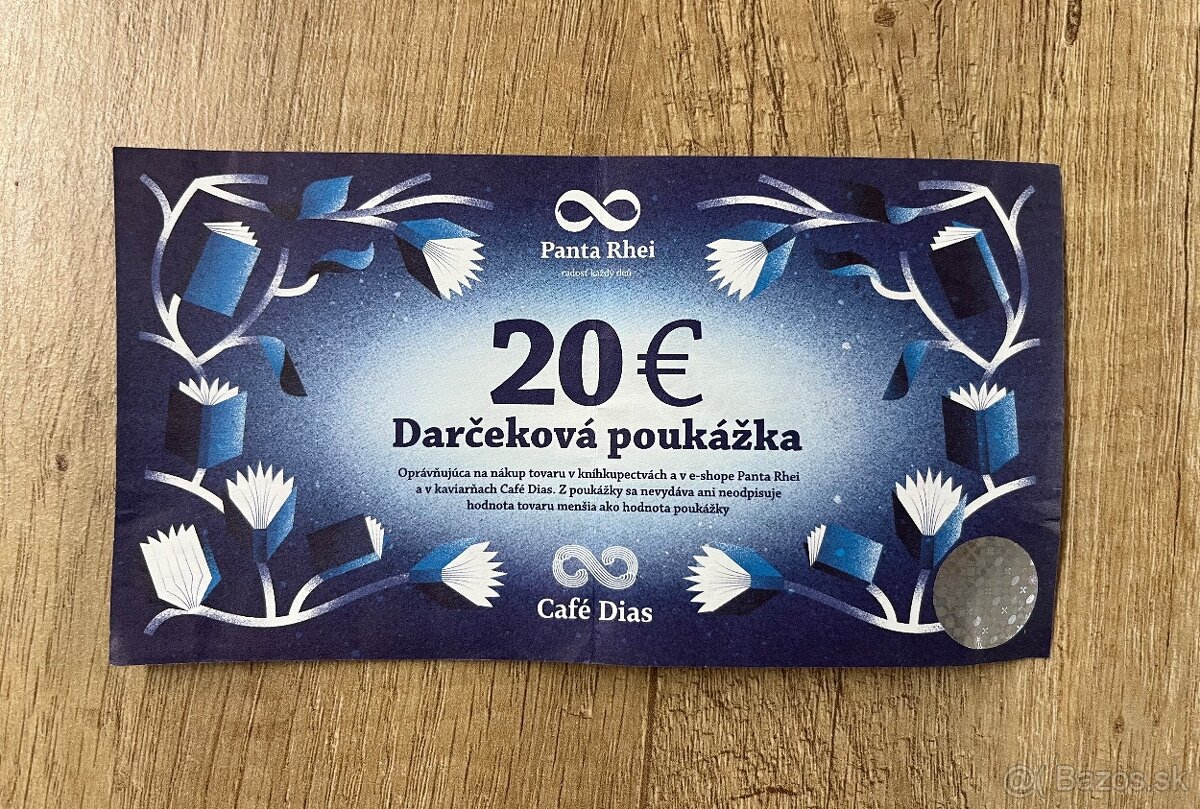 Darčeková poukážka Panta Rhei