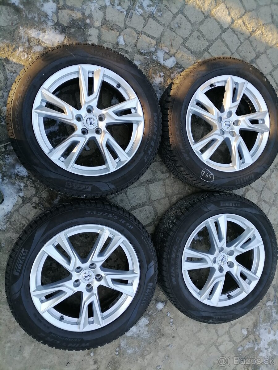 disky 5x108 R18 original VOLVO + 235/55/18 zima