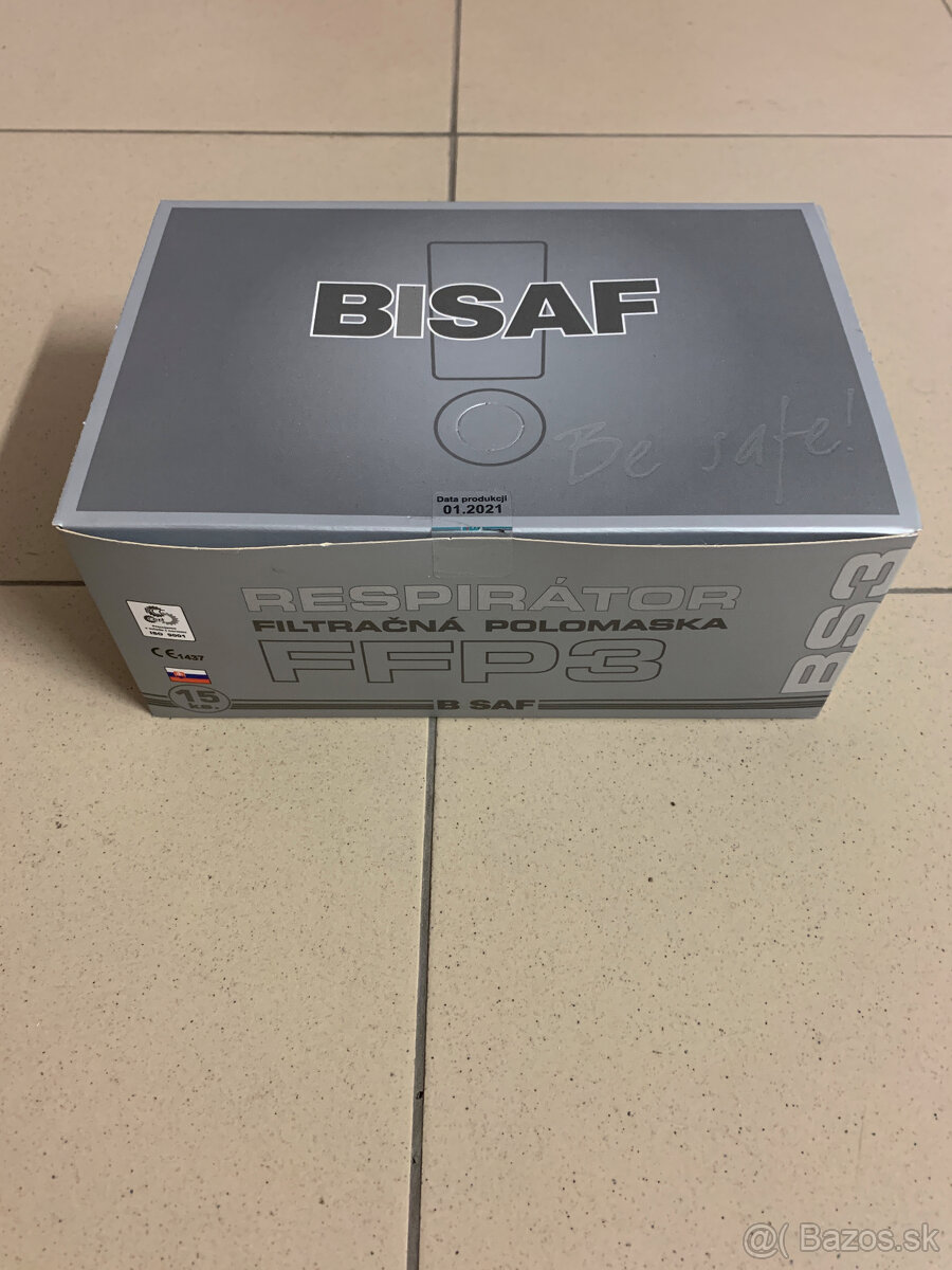 Predám Bisaf rúško, balenie 15 ks