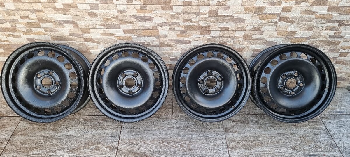 Predám plechove disky 5x112r16 et42 J6,5 -