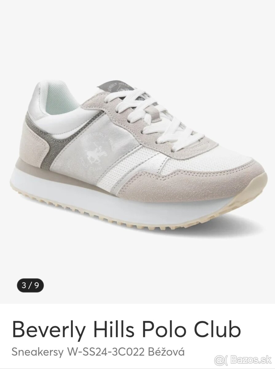 Predám tenisky sneakersy-polo club 38