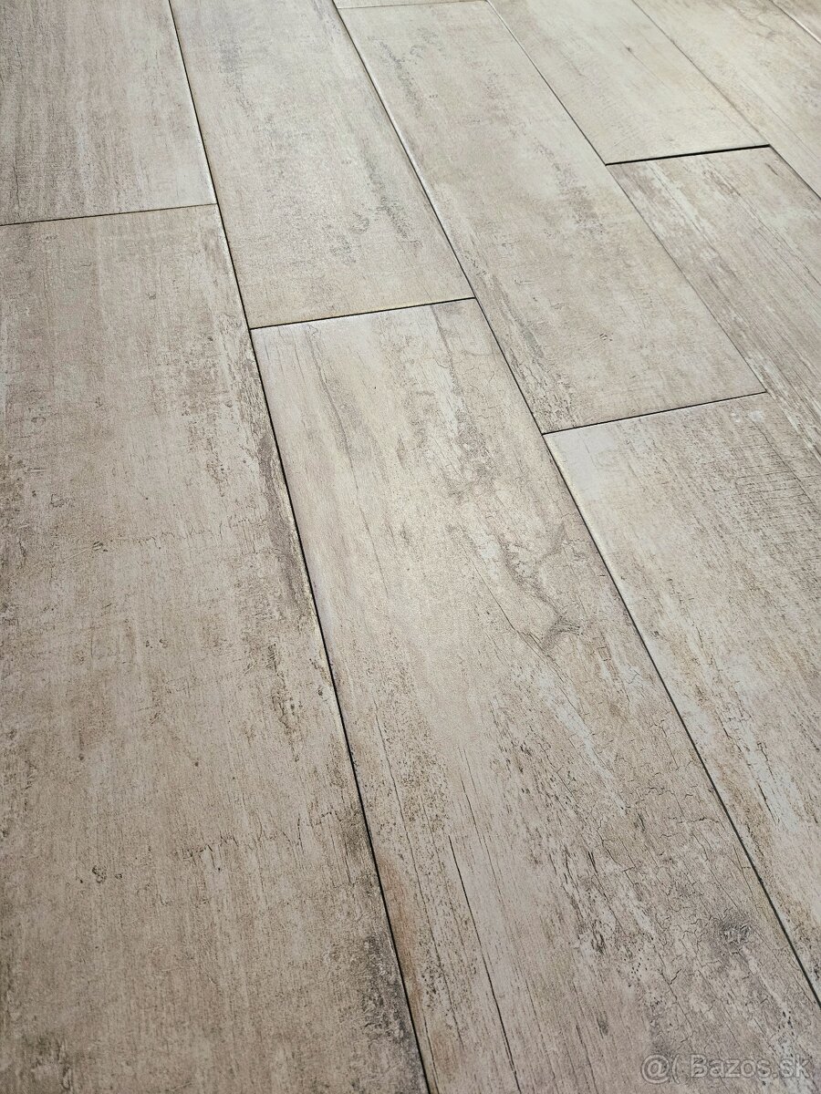 Dlažba keramická 20x60 drevodekor beige, štýlová, vintage