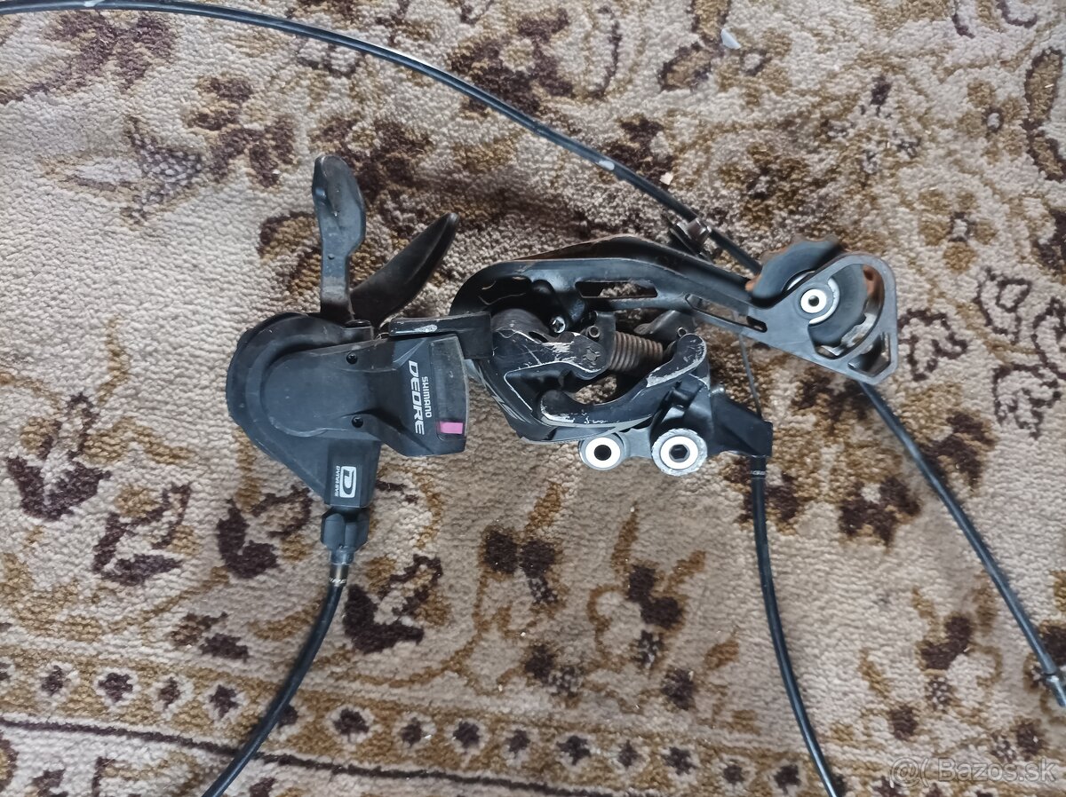 Predám zadný prehadzovac +pašku shimano