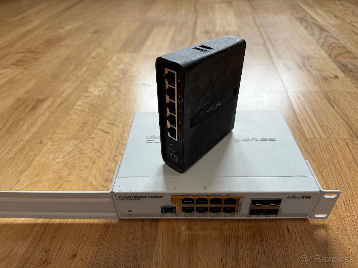 MikroTik CRS112-8P-4S ++ MikroTik HAP AC2