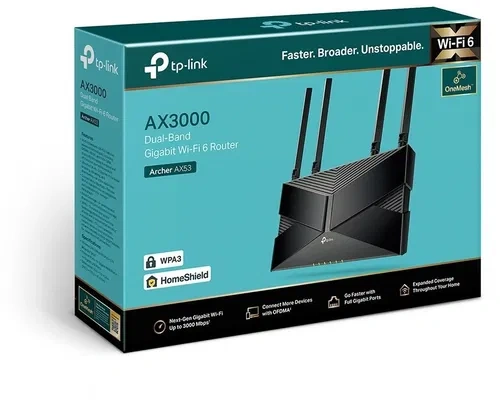 Predám WiFi router TP-Link Archer AX53, WiFi6