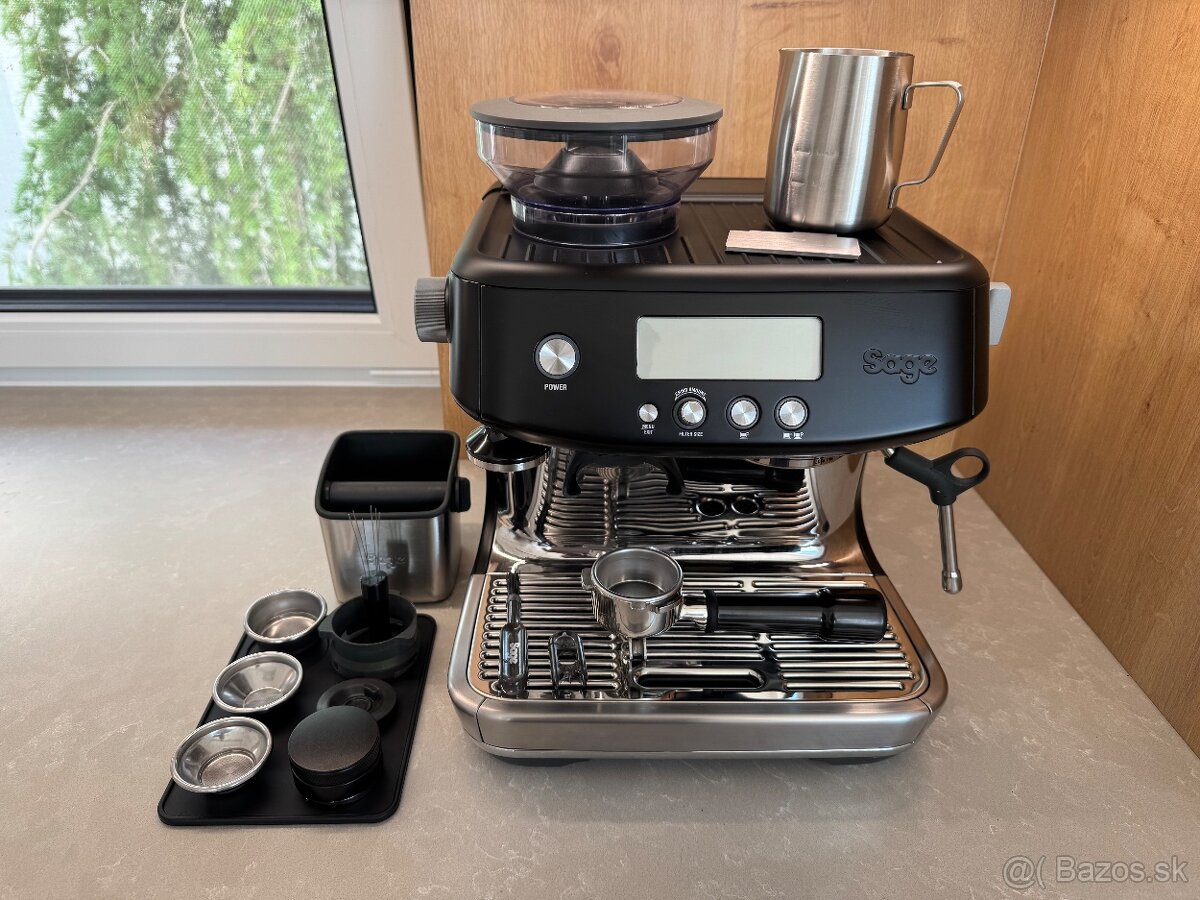 Sage Barista Pro + príslušenstvo – top stav