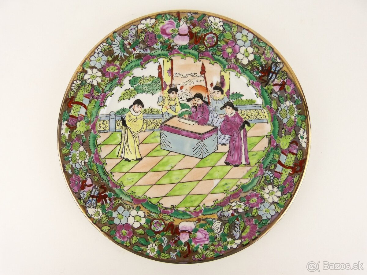 Porcelánový Tanier - Famille Rose