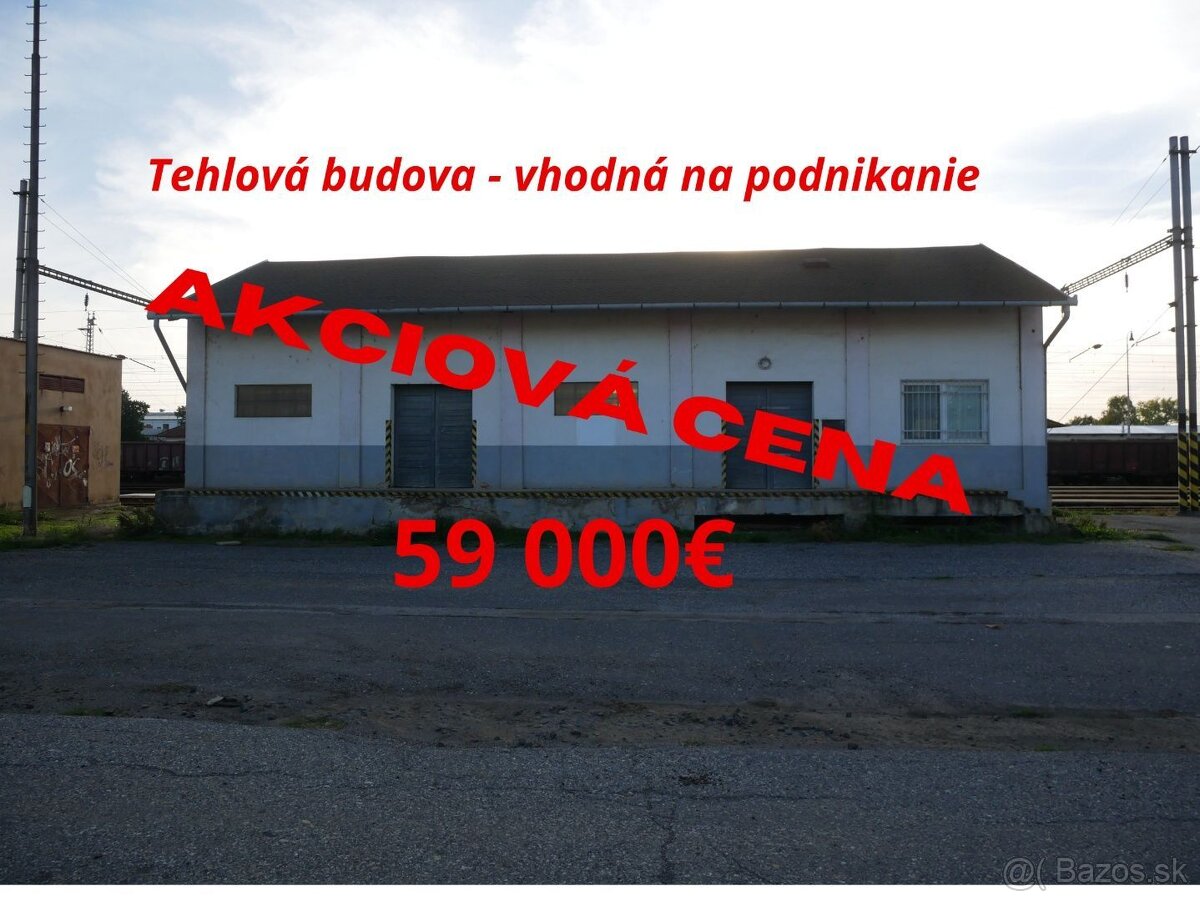 PREDAJ - INVESTIČNÁ PRÍLEŽITOSŤ - BUDOVA SO SKLADOVÝMI PRIES