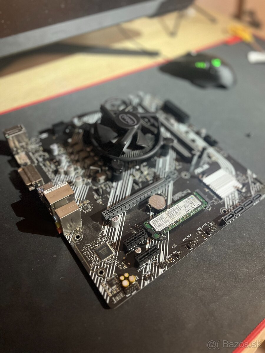Intel core i3 10100f + ASUS PRIME H410M-K R2.0 + 128GB M.2