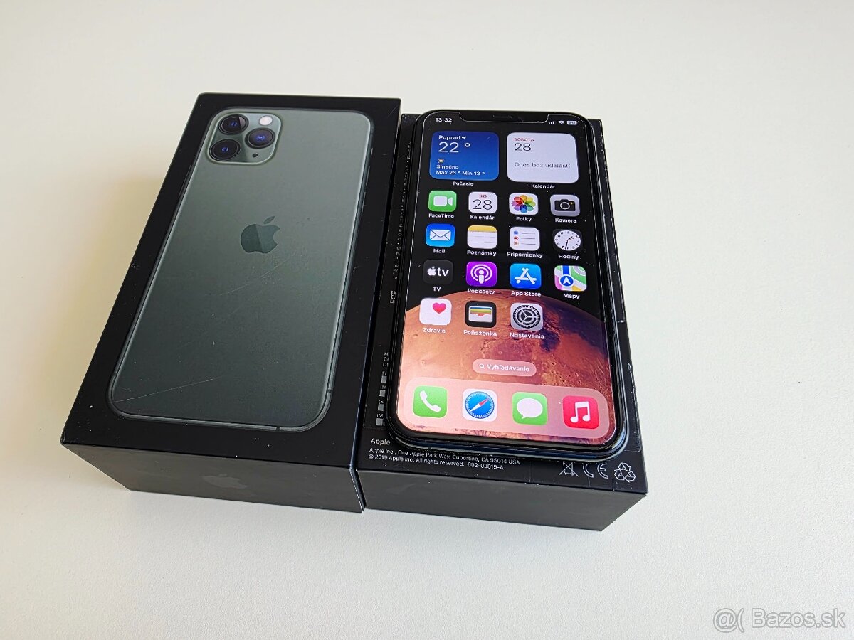 APPLE IPHONE 11 PRO MIDNIGHT GREEN,BATERKA 100%