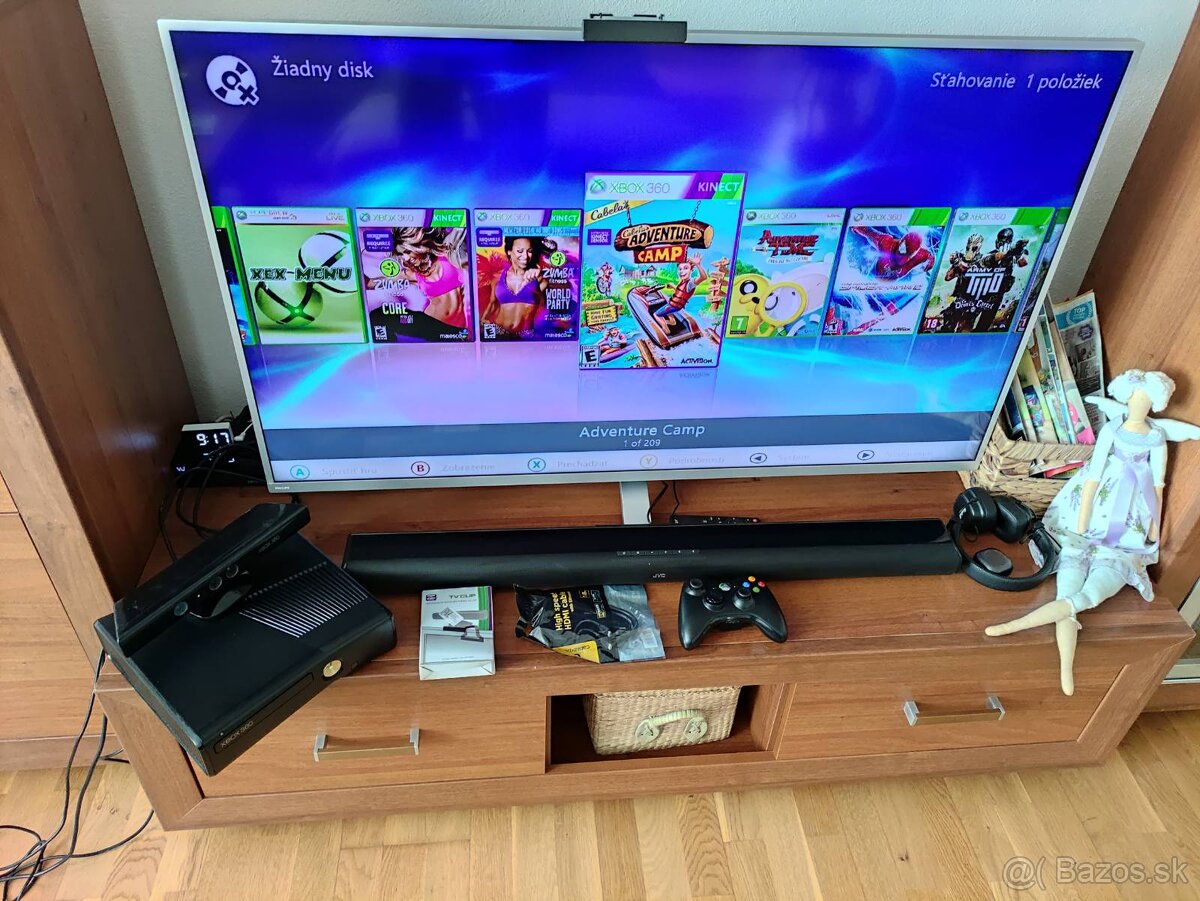 Predam Xbox 360S RGH3 1TB Hdd 200hier Kinect