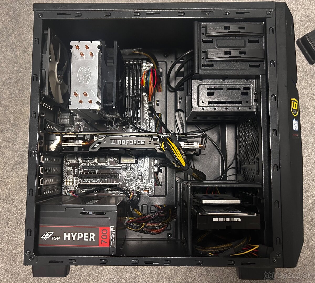 Predám PC i5-6600K, GTX 970, 16GB