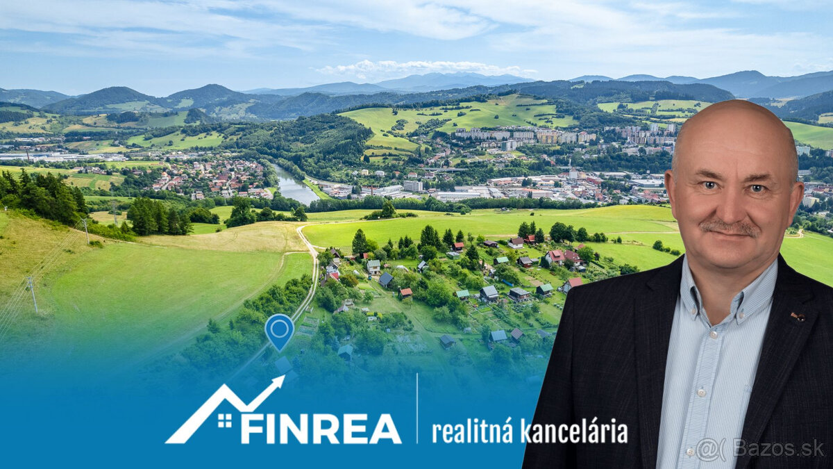 FINREA│Chatka s veľkorysou záhradkou 1018m2 ZO STARINY