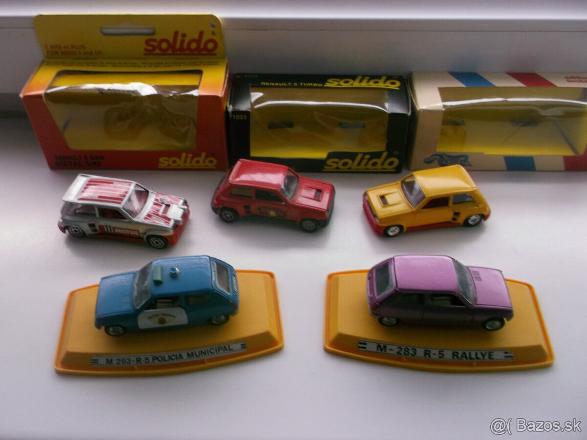 PREDAM RENAULT R5 v 1:43 od SOLIDO aj PILEN