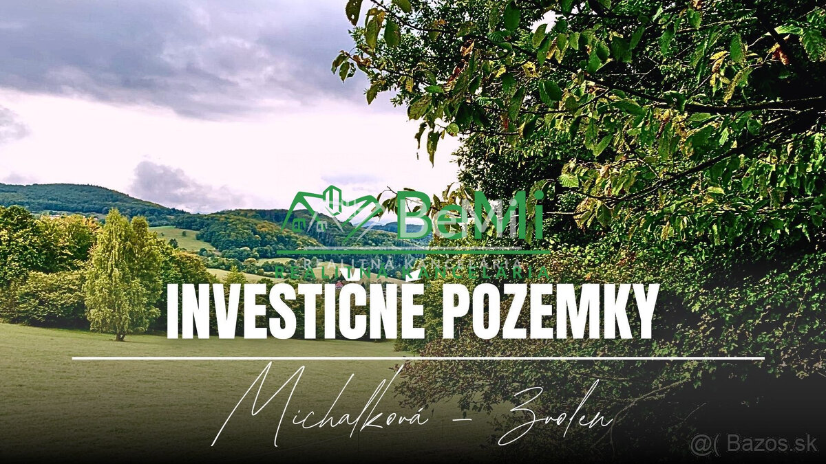 Slnečné pozemky 11434 m2, Michalková