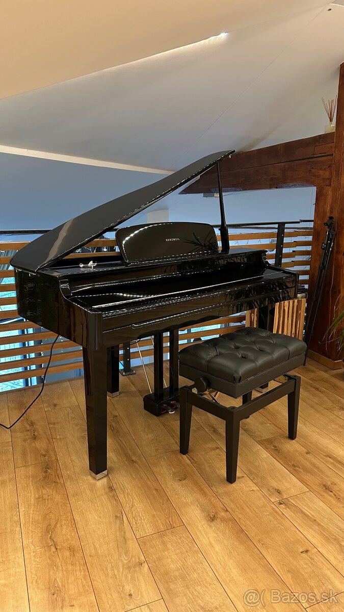 Kurzweil MPG200 Digitálne grand piano Polished Ebony