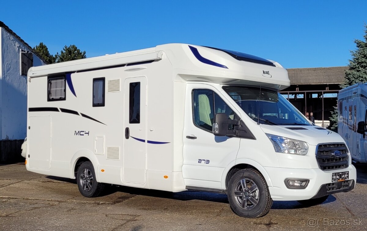 170PS 2023 5míst obytné auto karavan velmi pěkný stav