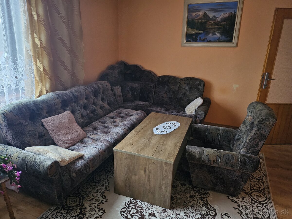 Retro sedacia súprava.