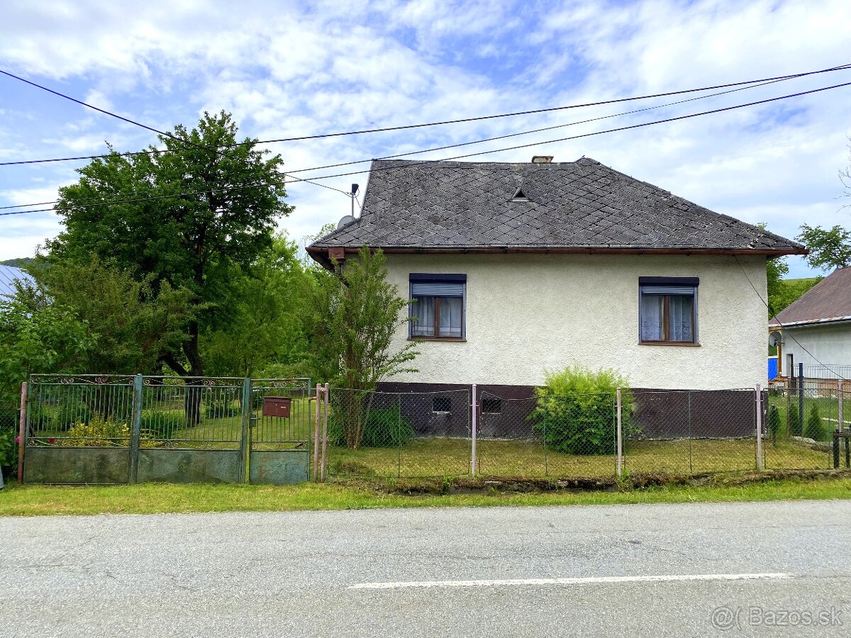 Predaj rodinný dom Čertižné, okr. ML, znížená cena