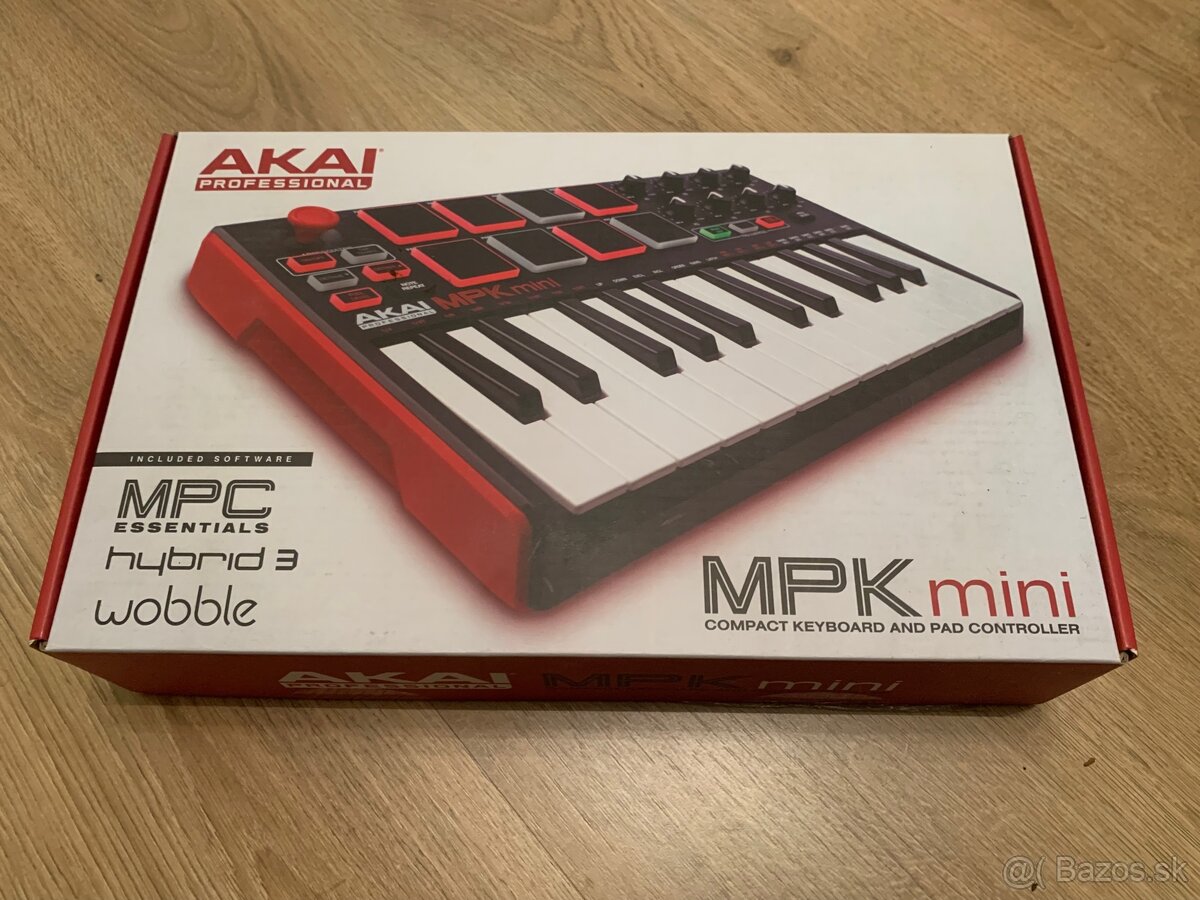 Predám midi klávesy AKAI MPK MINI