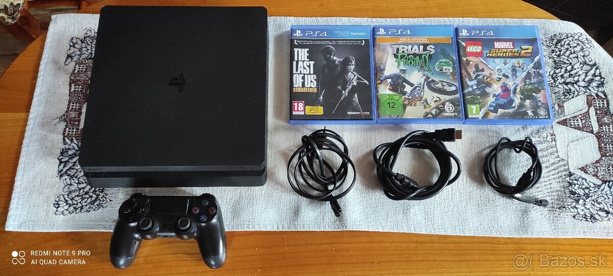 Ps4 slim 500gb+hry