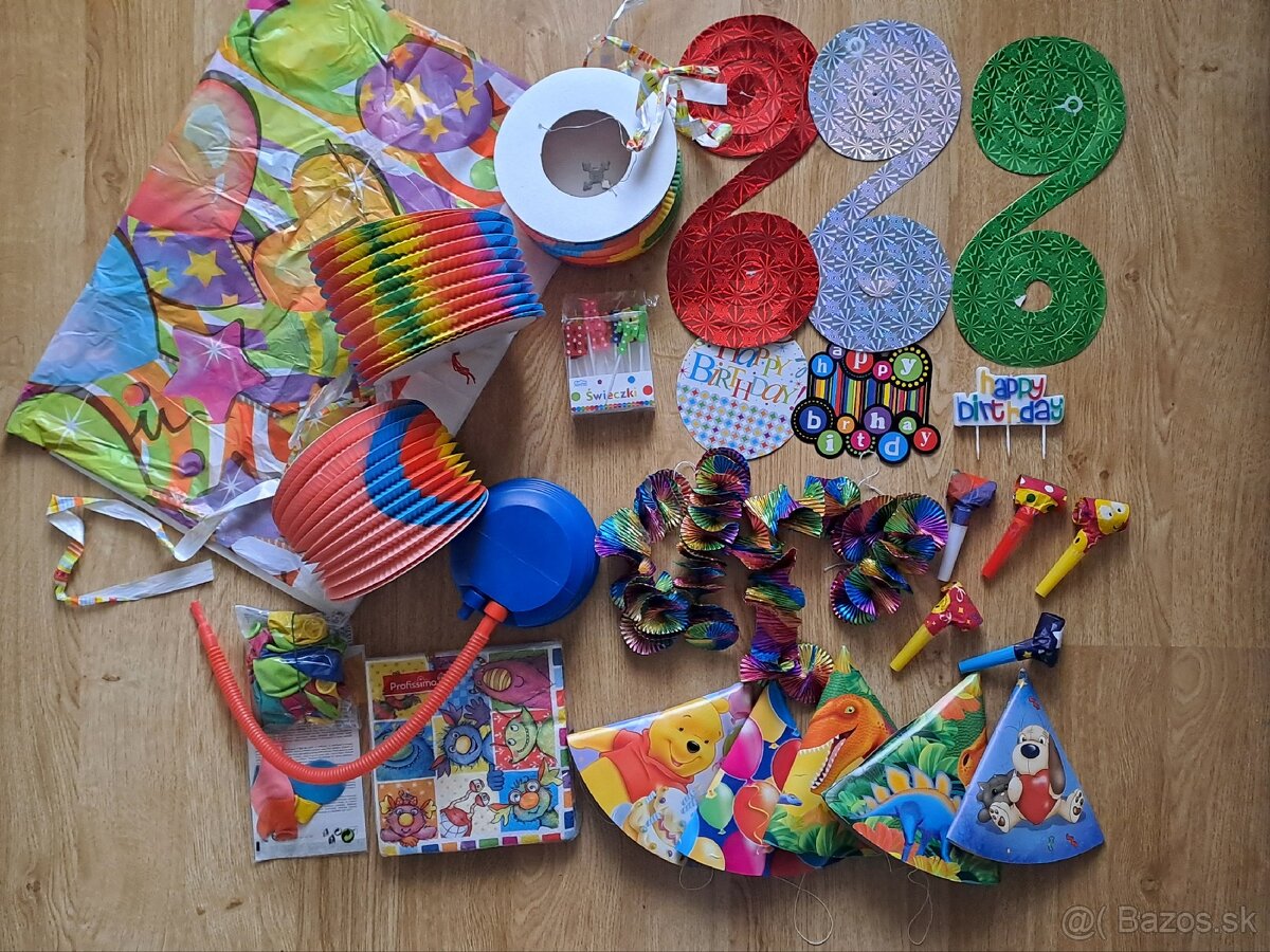 Párty set / párty dekorácie na oslavu
