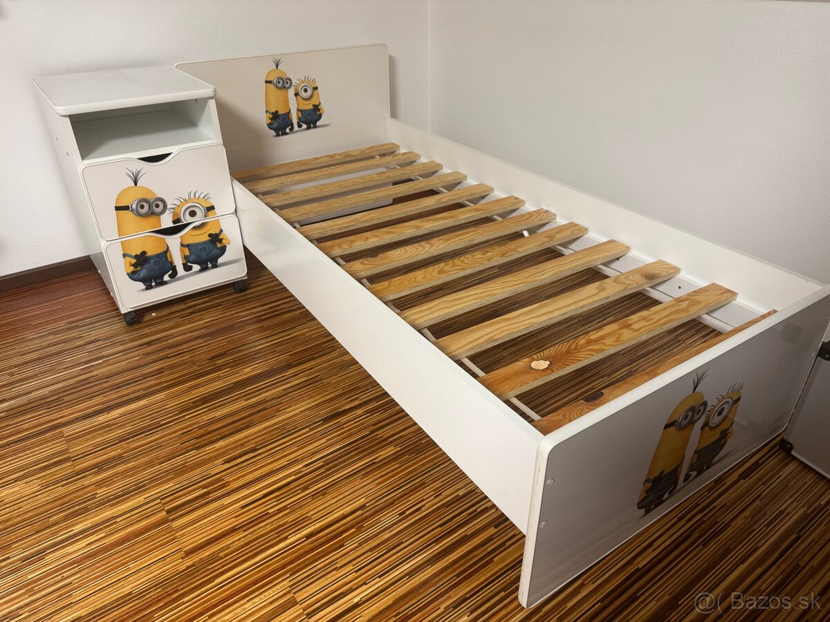 Detská posteľ MIMONI s matracom