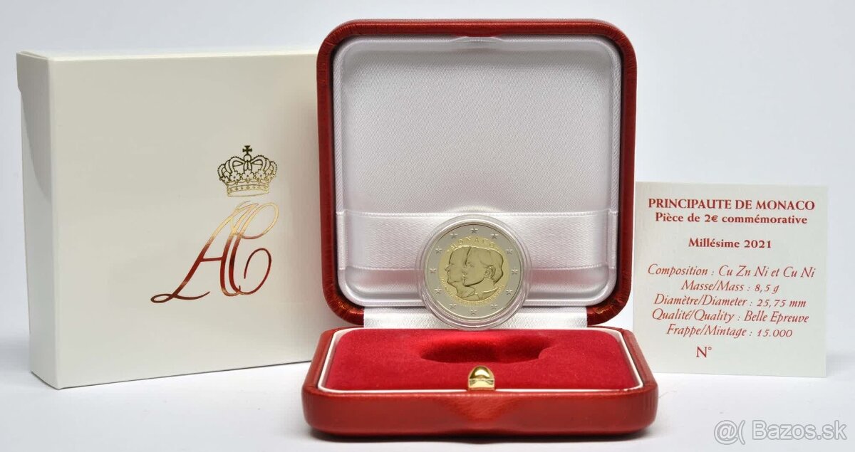 Monaco 2 euro 2021